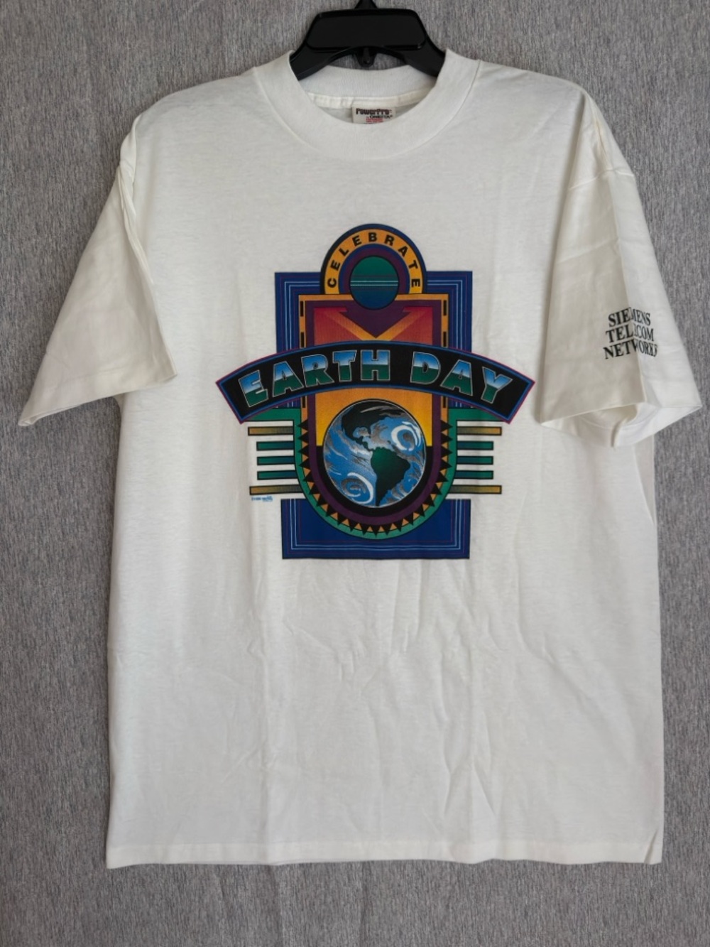 Vintage Celebrate Earth Day 1996 Size Large Shirt White New Without Tags